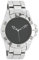 Oozoo Herrenuhr mit Glieder Metallband und Faltschließe 40 MM Silberfarben/Schwarz C5301