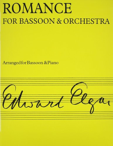 Romance Opus 62 For Bassoon And Orchestra .: Arranged for Bassoon and Piano