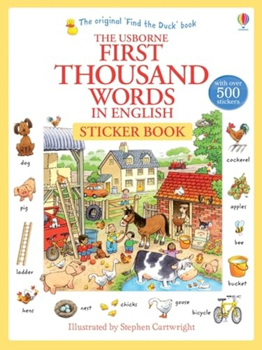 First Thousand Words in English Sticker Book (First Thousand Words Stickr Bk) (First Thousand Words Sticker Book)
