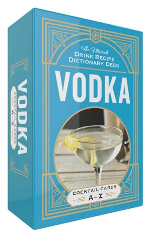Vodka Cocktail Cards A–Z: The Ultimate Drink Recipe Dictionary Deck (Cocktail Recipe Deck)