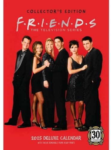 Friends Month to View A3 Deluxe Calendar Official Product 2025