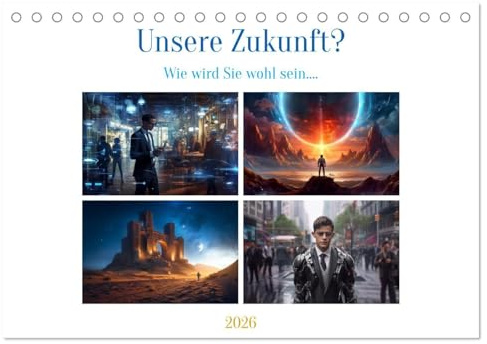 Unsere Zukunft? (Tischkalender 2026 DIN A5 quer), CALVENDO Monatskalender: Was ist unsere Zukunft. Wie gestalten wir unsere Zukunft. Einige Beispiele ... Kalender zeigen. (CALVENDO Technologie)