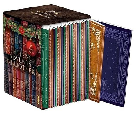 Die kleine Adventsbibliothek: 24 Rätselkrimis