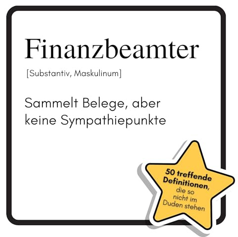Finanzbeamter: Sammelt Belege, aber keine Sympathiepunkte. Das lustige Geschenkbuch für Mann, Frau, Kollege, Freund zu Geburtstag, Weihnachten