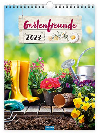 Trötsch Classickalender Gartenfreunde 2023: Wandkalender