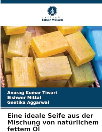 Eine ideale Seife aus der Mischung von natürlichem fettem Öl