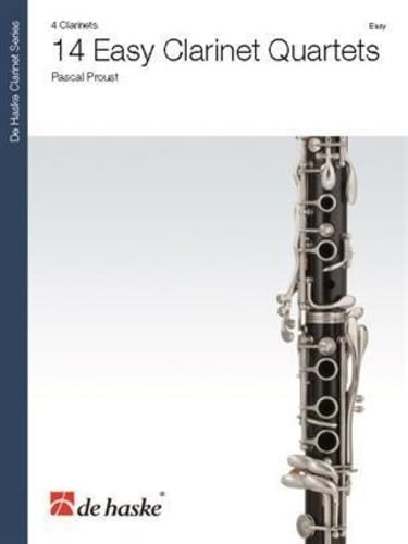 14 Easy Clarinet Quartets. Partitur und Stimmen