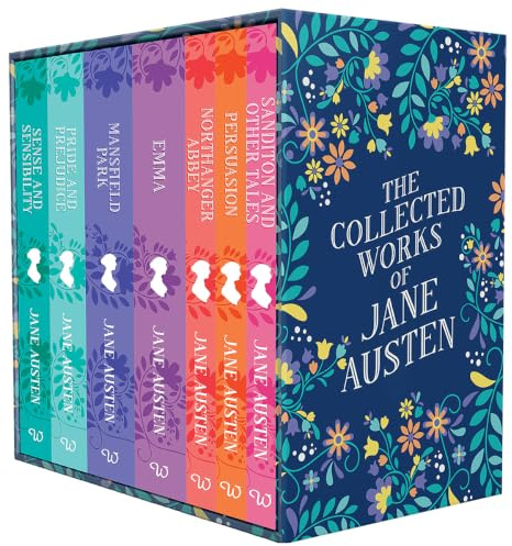 Jane Austen Complete 6 Books Collection Box Set (Northanger Abbey, Emma, Pride and Prejudice, Sense and Senesibility, Persuasion & Mansfield Park)