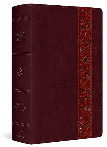 ESV Large Print Personal Size Bible, Red Letter (TruTone, Mahogany, Trellis Design): Esv Large Print Personal Size Bible - Trutone, Mahogany, Trellis Design