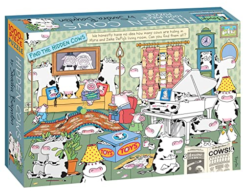 Hidden Cows: 1000-piece Puzzle (Boynton for Puzzlers)