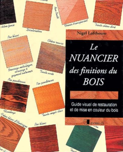 Le nuancier des finitions de bois