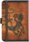 Premium Notes Small AfricanArt - Gecko: A6 Notizbuch liniert mit hochwertiger Folienveredelung, Stiftehalter, Zetteltasche und Leseband