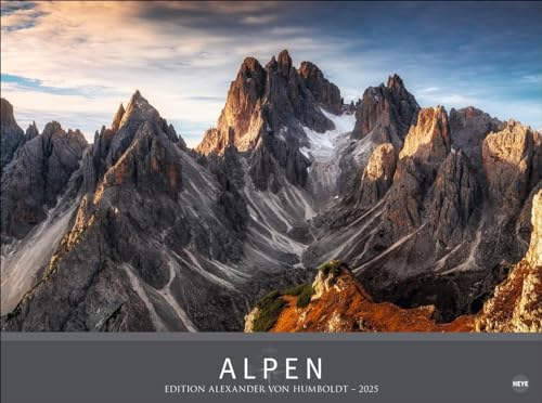 Alpen Kalender 2025: Alexander von Humboldt-Reihe. Hochwertiger Foto-Wandkalender mit atemberaubenden Landschafts-Fotos. Foto-Kalender XXL. Querformat. (Edition Alexander von Humboldt Kalender Heye)