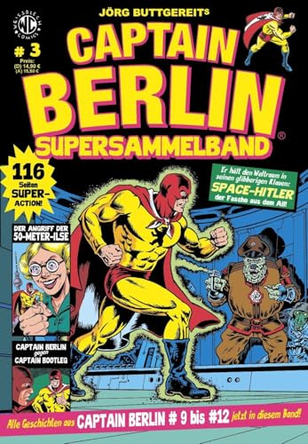 CAPTAIN BERLIN Supersammelband 3: Alle Geschichten aus Captain Berlin 9 bis 12 jetzt in diesem Band!