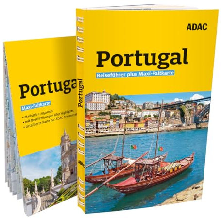 ADAC Reiseführer plus Portugal: Mit Maxi-Faltkarte und praktischer Spiralbindung