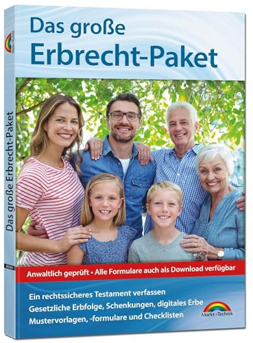 Das große Erbrecht Paket: - Erben und Vererben, aber richtig. Erbfolge - Testament - Steuern. komplett in Farbe