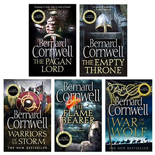 The Last Kingdom Series 5 Books Collection Set (Book 7-11) (The Pagan Lord, The Empty Throne, Warriors of the Storm, The Flame Bearer & War of the Wolf)