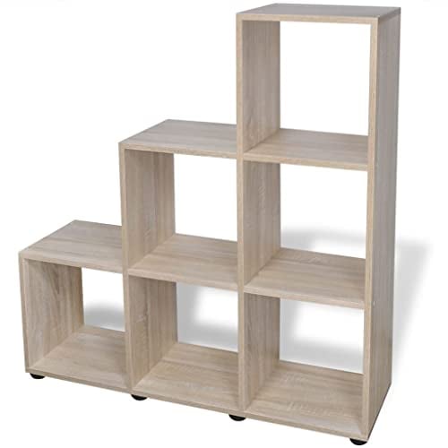 vidaXL Libreria a Scala/Mensola Elegante 107cm Rovere Ripiano Scaffale Moderno