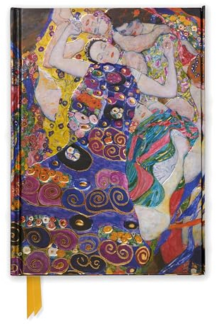 Premium Notizbuch DIN A5: Gustav Klimt, Die Jungfrau: Unser hochwertiges, liniertes Blankbook mit festem, künstlerisch geprägtem Einband und ... Notizbuch DIN A 5 mit Magnetverschluss)