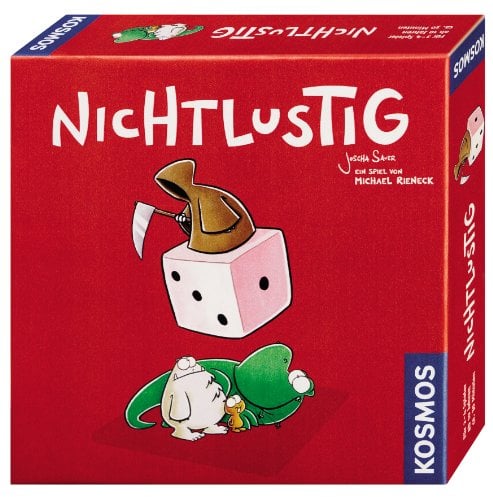 KOSMOS 690601 Nicht Lustig, Würfelspiel, Gesellschaftsspiel, Familienspiel, Joscha Sauer, 2-4 Personen ab 10 Jahren