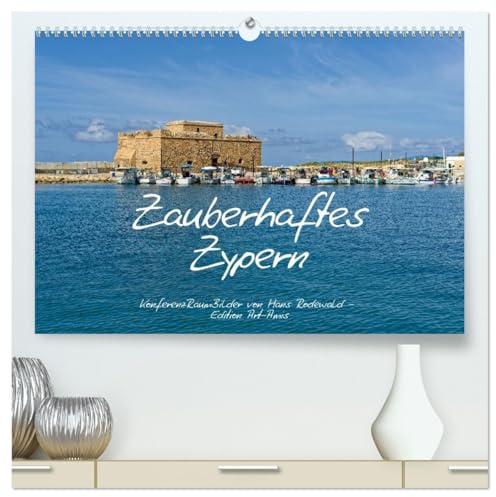 Zauberhaftes Zypern (hochwertiger Premium Wandkalender 2026 DIN A2 quer), Kunstdruck in Hochglanz: Wo Aphrodite dem Meer entstieg und Adonis traf (CALVENDO Orte)
