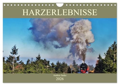 Harzerlebnisse (Wandkalender 2026 DIN A4 quer), CALVENDO Monatskalender: Ein kleiner Einblick in den romantischen Harz (CALVENDO Orte)