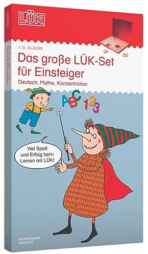 Das große LÜK-Set für Einsteiger: 1./2. Klasse - Mathematik, Deutsch, Konzentration Das große LÜK-Set für Einsteiger (LÜK-Sets: Kasten + Übungsheft/e)