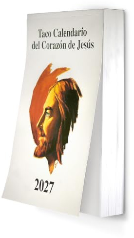 Taco Calendario del Corazón de Jesús - Grande con Imán - 2027