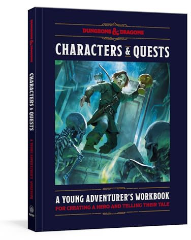 Characters & Quests (Dungeons & Dragons): A Young Adventurer's Workbook for Creating a Hero and Telling Their Tale (Dungeons & Dragons Young Adventurer's Guides)