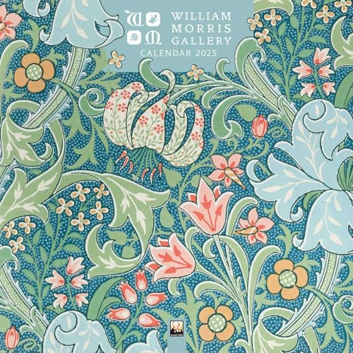 William Morris Gallery 2025: Original Flame Tree Publishing-Kalender [Kalender] (Wall-Kalender)