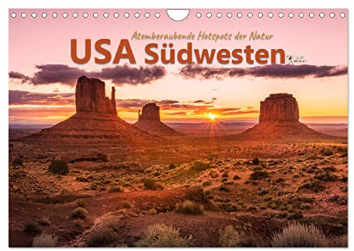 USA Südwesten - Atemberaubende Hotspots der Natur (Wandkalender 2026 DIN A4 quer), CALVENDO Monatskalender: Ein Naturwunderland, das ist Amerikas wilder Westen! (CALVENDO Natur)