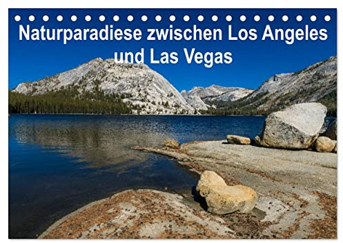Naturparadiese zwischen Los Angeles und Las Vegas (Tischkalender 2026 DIN A5 quer), CALVENDO Monatskalender: Fotos, die während eines Roadtrips entlang der Sierra Nevada entstanden (CALVENDO Orte)