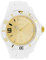 Oozoo XXL Herrenuhr mit Silikonband - C5043 - Weiss/Gold