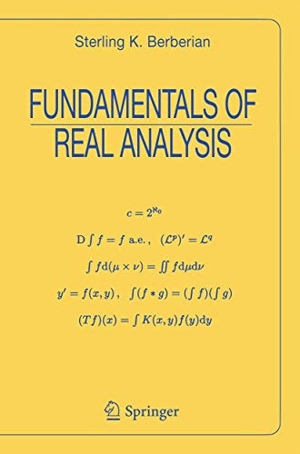 Fundamentals of Real Analysis (Universitext) (Volume 0)