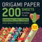Origami Paper 200 Sheets Kimono Patterns 6 (15 CM): Tuttle Origami Paper: Double-Sided Origami Sheets Printed with 12 Patterns (Instructions for 6 Projects Included)