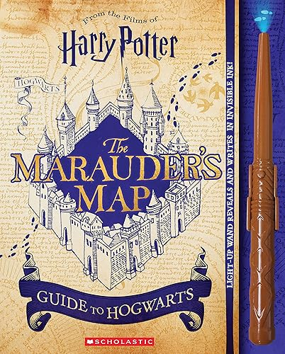 Harry Potter: The Marauder's Map Guide to Hogwarts (book and wand set)