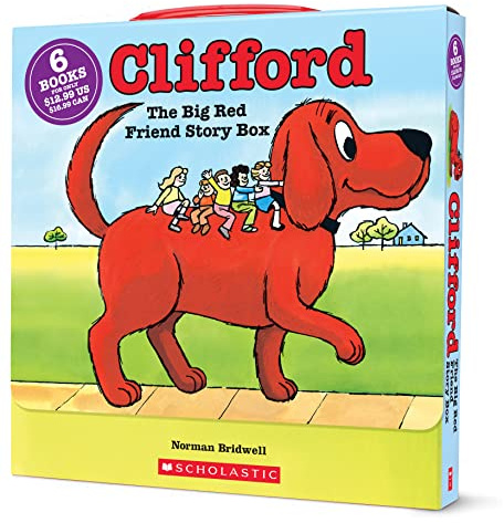 Clifford the Big Red Friend Story Box: Clifford's Good Deeds / Clifford's Manners / Clifford and the Grouchy Neighbors / Clifford and the Big Storm / ... Clifford Grows Up (Clifford the Big Red Dog)
