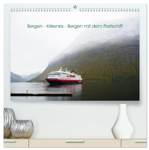 Bergen - Kirkenes - Bergen mit dem Postschiff (hochwertiger Premium Wandkalender 2026 DIN A2 quer), Kunstdruck in Hochglanz: Mit dem Postschiff Norwegen erleben (CALVENDO Orte)