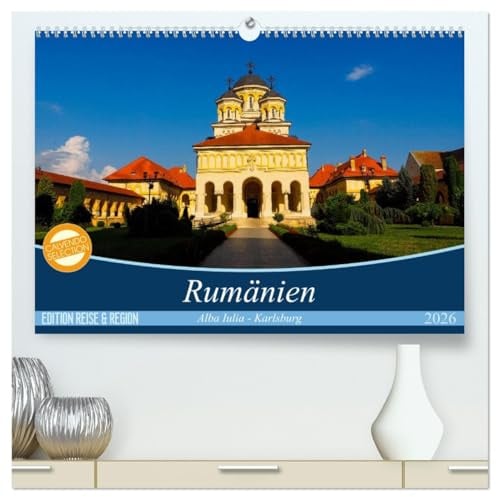 Rumänien, Alba Iulia - Karlsburg (hochwertiger Premium Wandkalender 2026 DIN A2 quer), Kunstdruck in Hochglanz: Die Wiege Rumäniens, in herrlichen ... Anneli Hegerfeld-Reckert (CALVENDO Orte)