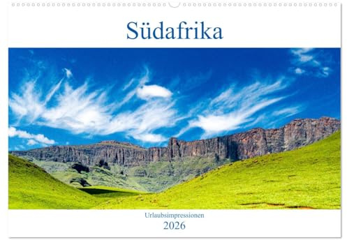 Südafrika - Urlaubsimpressionen (Wandkalender 2026 DIN A2 quer), CALVENDO Monatskalender: Landschaft, Kultur und Erholung - ein Urlaub der Sinne. (CALVENDO Orte)