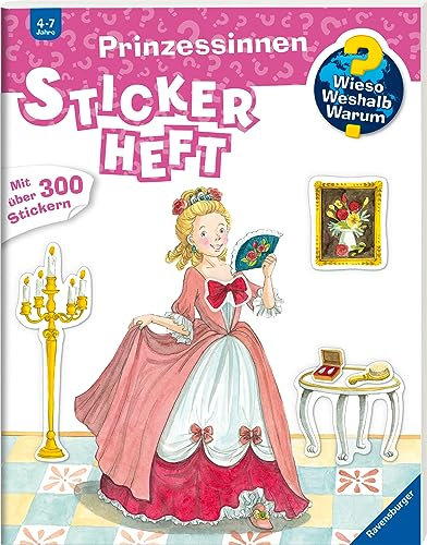 Wieso? Weshalb? Warum? Stickerheft - Prinzessinnen (ab 4 Jahre - mit über 300 Stickern)