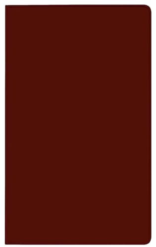Taschenkalender Modus geheftet PVC burgund 2025: Terminplaner mit 2-Wochenkalendarium. Wiederverwendbarer Buchkalender 1 Woche 1 Seite. 8,7 x 15,3 cm