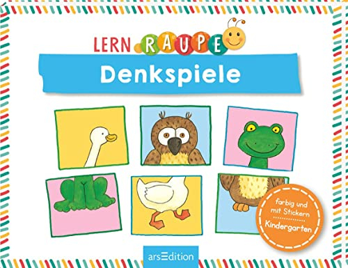 Lernraupe – Denkspiele: Übungen und Rätsel für Kindergartenkinder