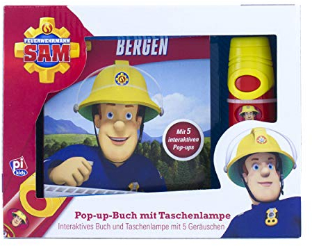 Feuerwehrmann Sam - Feuer in den Bergen - Pop-up-Buch mit Taschenlampe - 5 Geräusche: Buch & Sound Spiel-Set
