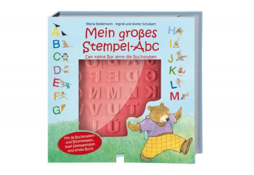 Mein großes Stempel-Abc - Der kleine Bär lernt die Buchstaben: Der kleine Bär lernt die Buchstaben. Mit 56 Buchstaben- und Bildstempeln, zwei Stempelkissen und einem Buch (Mein Vorschulwissen)