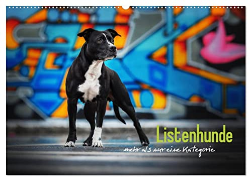 Listenhunde - mehr als nur eine Kategorie (Wandkalender 2026 DIN A2 quer), CALVENDO Monatskalender: Wundervolle Hunde zu unrecht verurteilt! (CALVENDO Tiere)