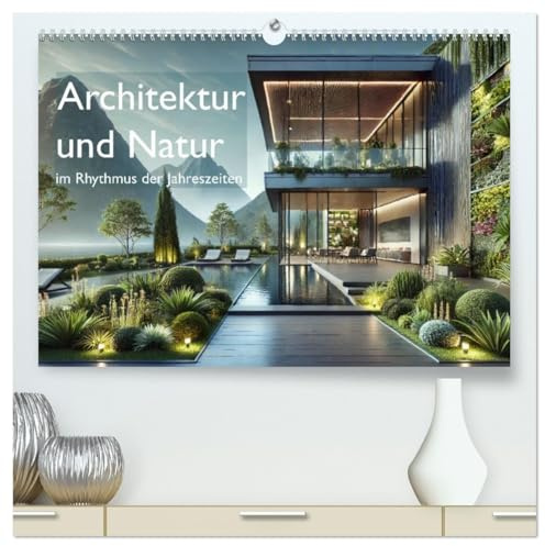 Architektur und Natur im Rhythmus der Jahreszeiten (hochwertiger Premium Wandkalender 2026 DIN A2 quer), Kunstdruck in Hochglanz: Ein einzigartiger ... der Jahreszeiten verbindet. (CALVENDO Orte)