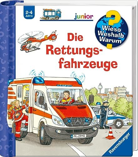 Wieso? Weshalb? Warum? junior, Band 23 - Die Rettungsfahrzeuge (Sachbuch ab 2 Jahre - mit Klappen) (junior, 23)
