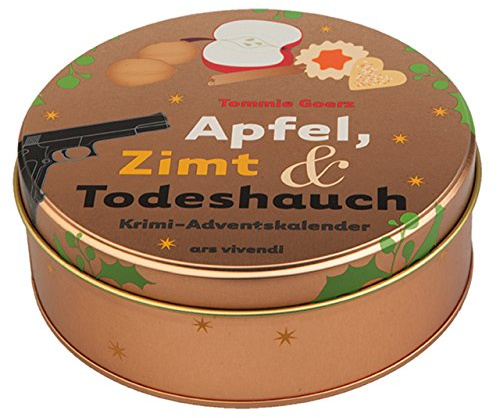 Adventskalender Apfel, Zimt und Todeshauch 2016 - Krimi-Adventskalender mit 24 Karten zum Aufhängen: Adventskalender. 24 runde farbige Karten zum Aufhängen