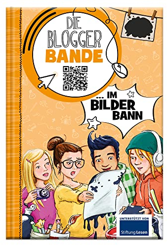 Die Bloggerbande im Bilder-Bann: Detektiv Comic-Roman für Kinder ab 7